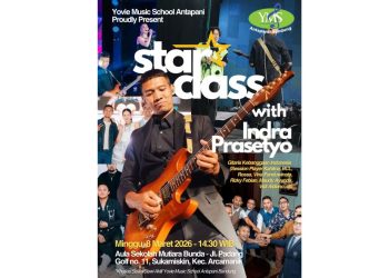 Keren, Gitaris Hebat Indra Prasetyo Bakal Berbagi Ilmu di Star Class YMS Antapani