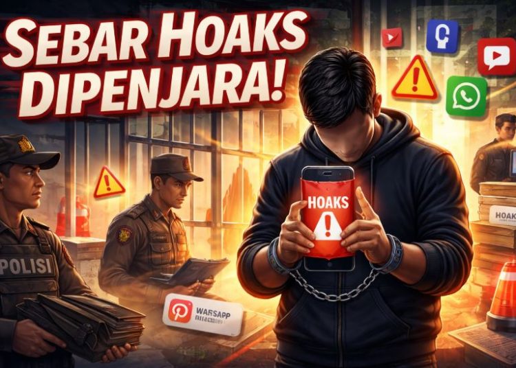 Penyebar hoaks bisa dipidana
